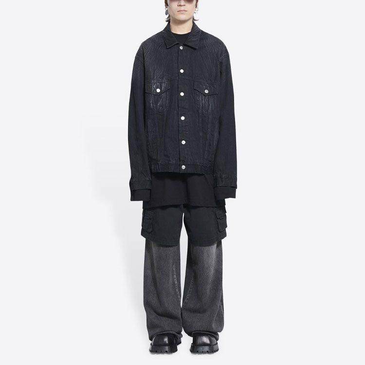 Balenciaga Парижская оверсайз джинсовая куртка 690198TBP479034