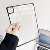 Для iPad Эйр 11 (2025)/(2024) Чехол Полый Безрамочный Вентилируемый ТПУ Акриловый Прозрачный Чехол для Планшета