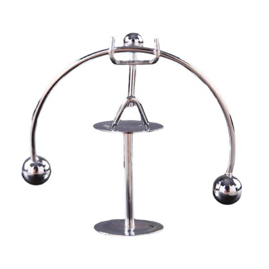 Мини Балансирующий Железный Человек Игрушка Вертолет Тяжелоатлет Перекладина Гитарист Физика Балансирующая Игрушка Неваляшка Кинетическое Искусство Снимающая Стресс Настольная Игрушка Дом