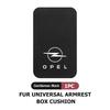 Для Opel кожаный автомобильный коврик на центральный подлокотник, консоль, подлокотник сиденья, интерьер, значок, Astra G J F K, Vectra C H, Corsa C B D, Omega