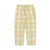 Штаны из желтой фланели в крупную клетку