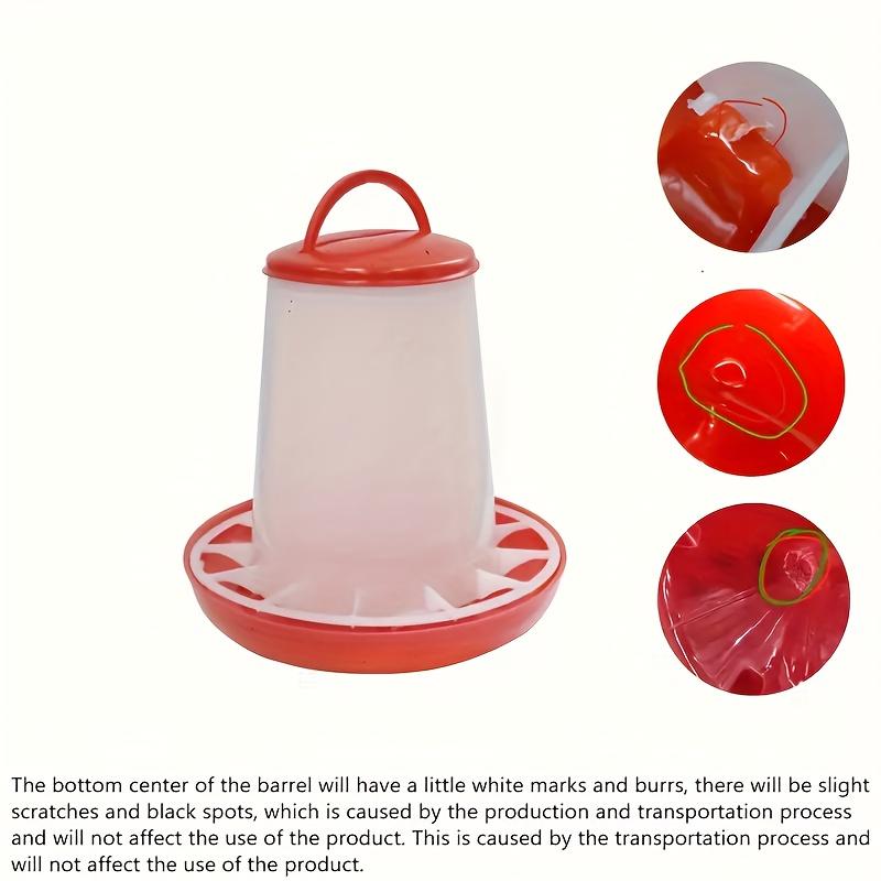 Chick Quail Hanging Feeder Set, Outdoor Farm Chicken House Chick Feeder and Water Container, Poultry Feeding Kit