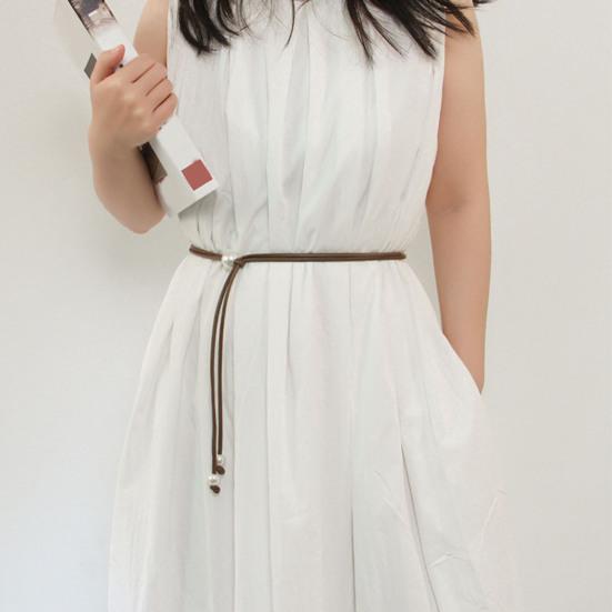 Women Belt Adjustable Design Imitation Leather Waistband Thin Rope Dress Shirt Top Versatile Belt Fashion Accessories