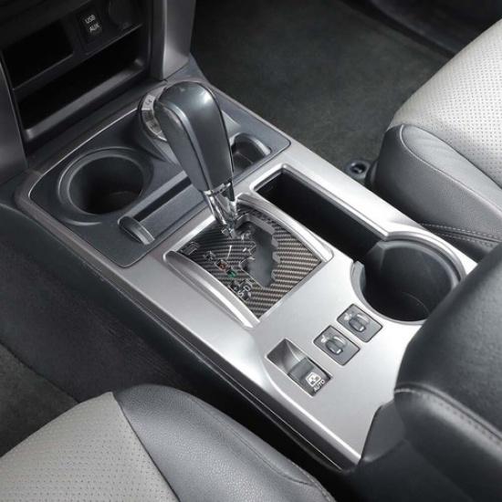 Carbon Fiber Inner Gear Shift Control Cover Trim For 4Runner 2010+ Accessories