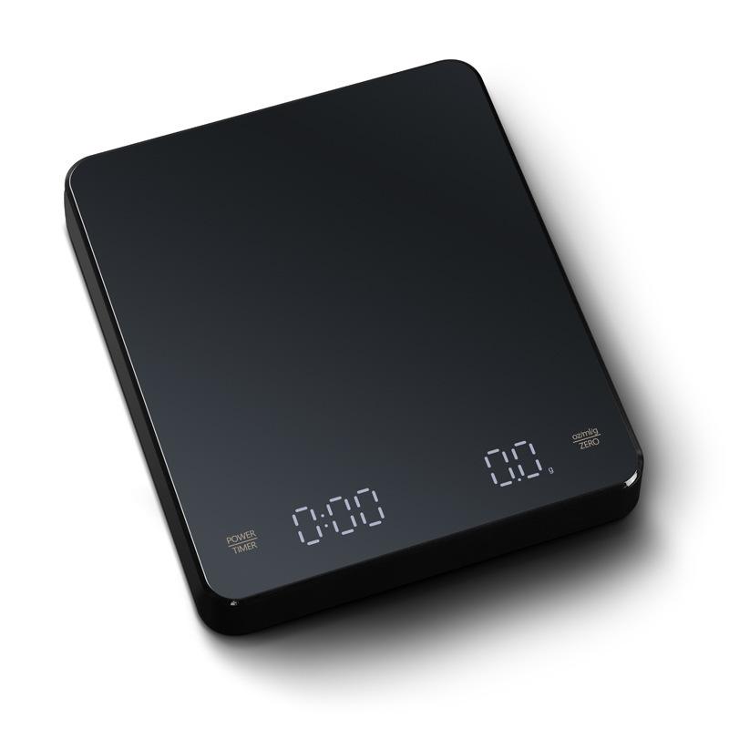 Usb Digital Coffee Scale Rechargeable Led Screen 0.1G High Accuracy Kitchen Espresso Brewing Measuring Timer Scale Home Cafe Use
