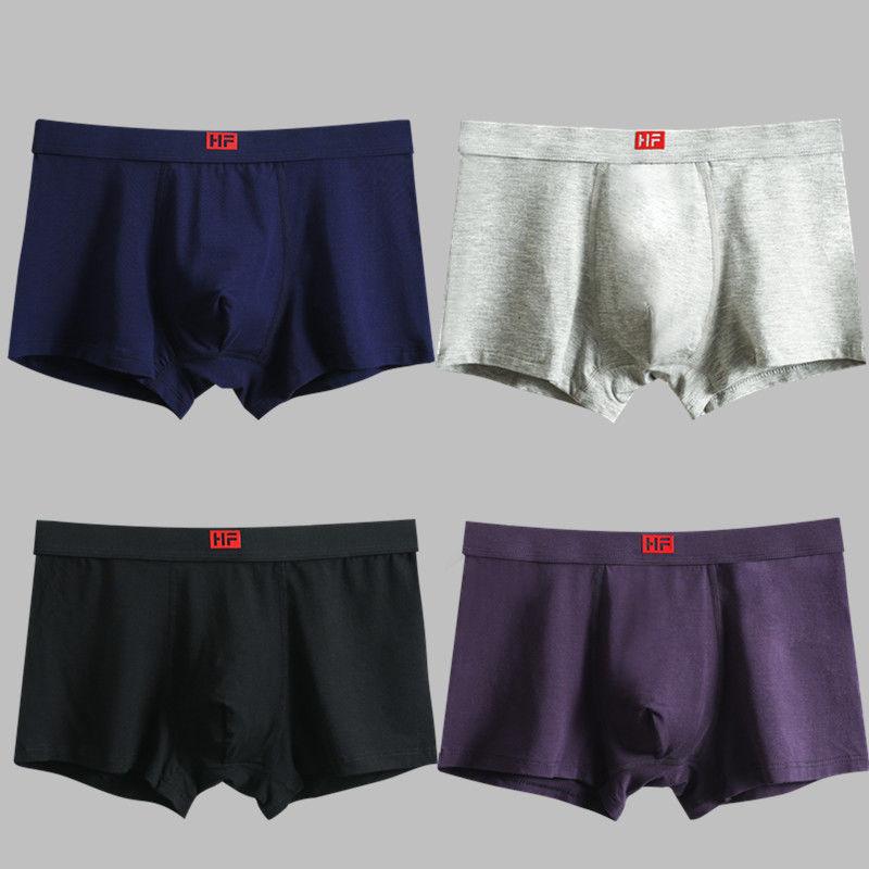 4 шт., мужское нижнее белье-боксеры, шорты-боксеры, мужское сексуальное нижнее белье, мужское нижнее белье, легкие, мягкие, прочные, средней длины, дышащие