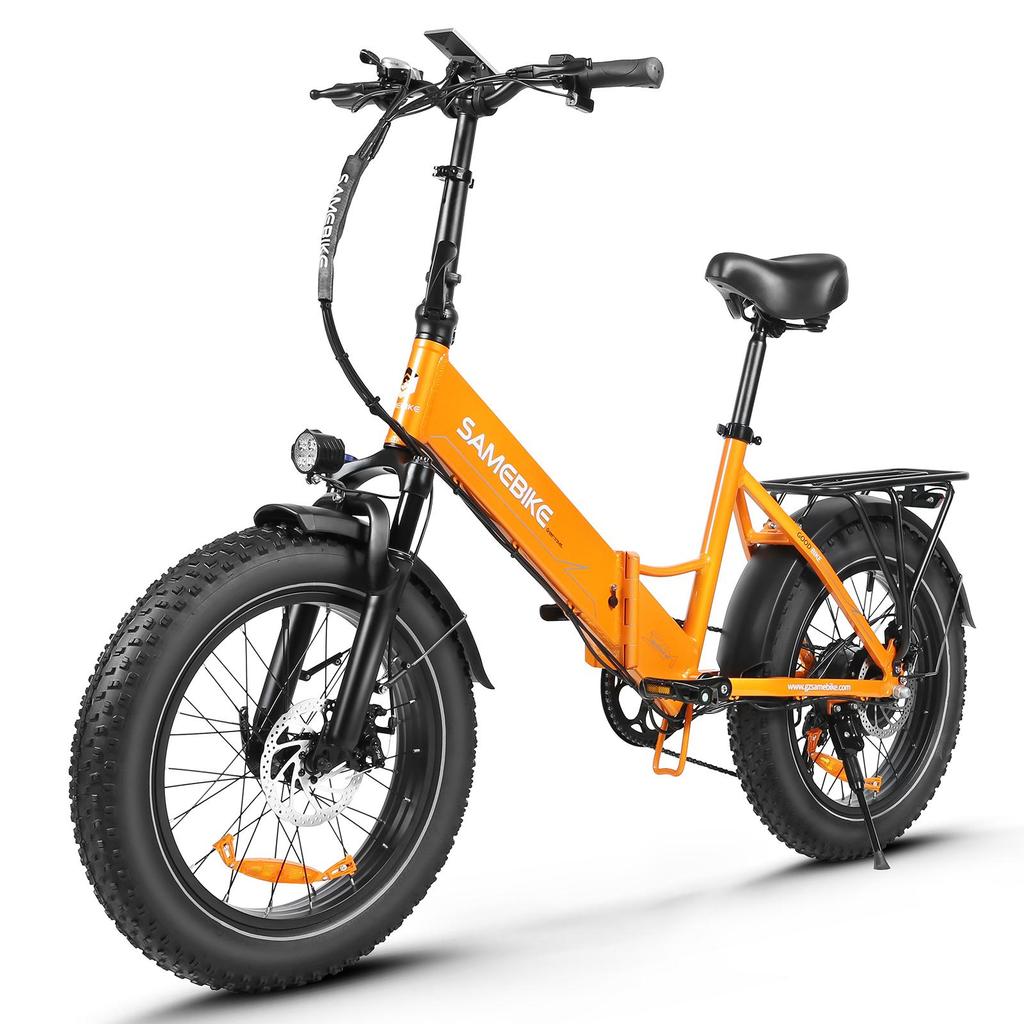 Складной электровелосипед SAMEBIKE LOTDM200-II, 20-дюймовый городской электровелосипед для взрослых, двигатель 750 Вт, аккумулятор 48 В 13 Ач