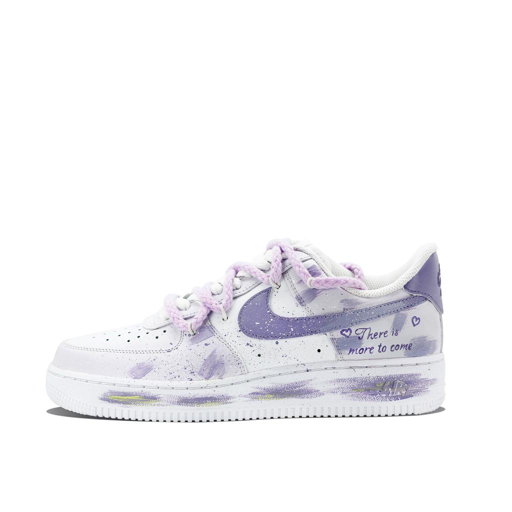 Nike Air Force 1 Skateboard Shoes Men's Low Top Purple CW2288-111(Team309-QD)