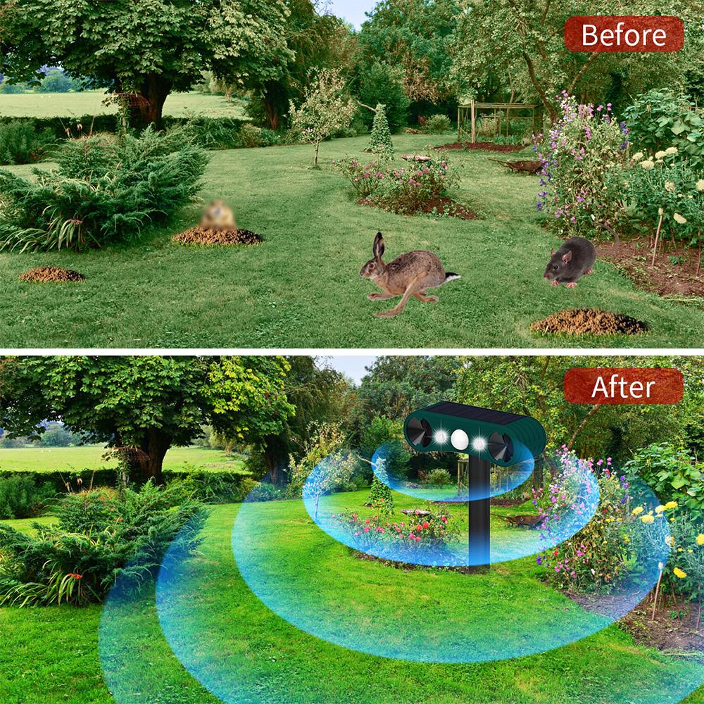 Solar Strobe Light with Motion Sensor Alarm Timed Human Body Induction Infrared Alarm Light