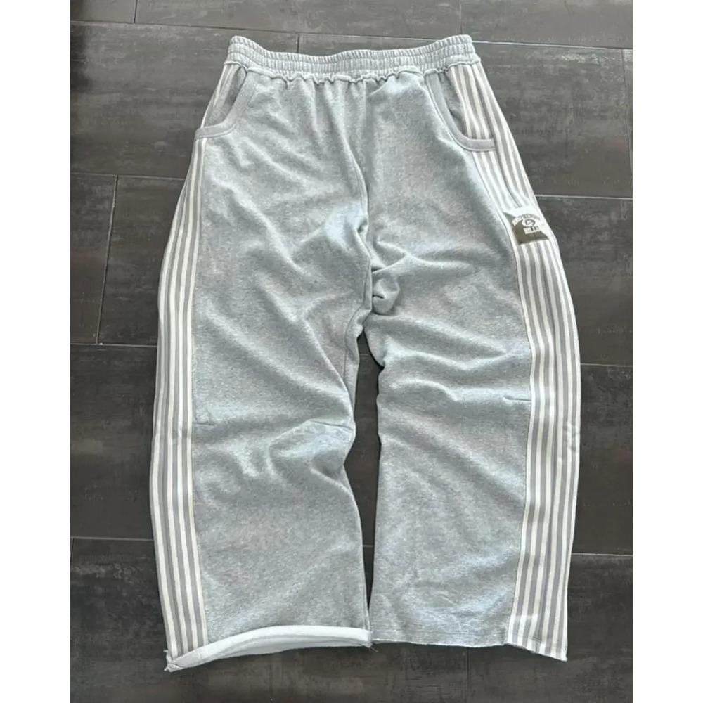 New Street Fashion Brand Clothing Women Sweatpants Fashion Ins Harajuku Casual Straight Pants Classic Simple Loose Jogging Pants