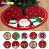 62CM Cartoon Christmas Tree Skirt Crafts Tree Surround Base Set Merry Christmas Decorations for Home Xmas Ornaments Navidad