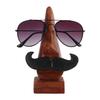 Shriji Crafts Handmade Wooden Nose Shaped Spectacle Specs Eyeglass Holder