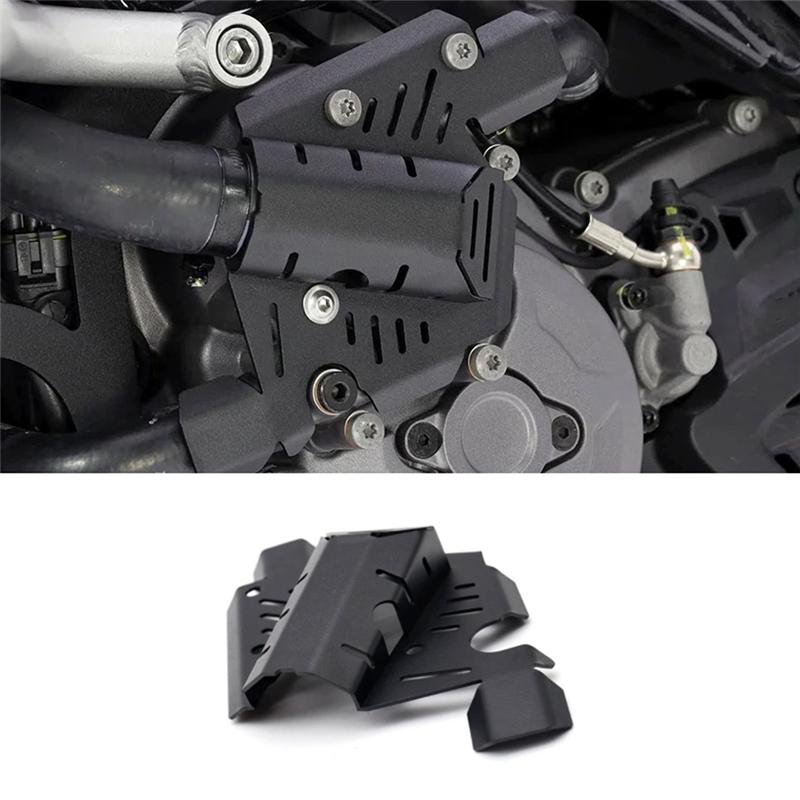 ABLZ-Motorcycle Water Pump Protector Guard For DUCATI Desert X   Engine Side Cover Accessories