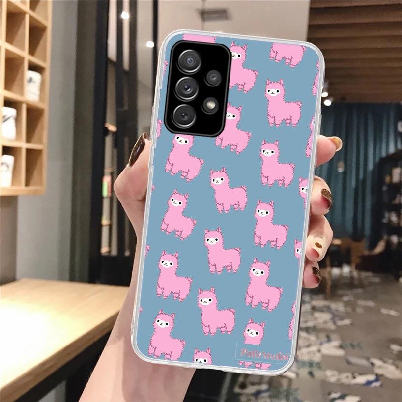 Lama Llama Alpacas Soft Phone Case For Samsung Galaxy A16 A26 A36 A56 A15 A14 A13 A55 A54 A53 A35 A34 A33 A25 A24 A23 A05S A04S