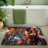 1pc Marvel Avengers Heroes Doormat Non Slip Rug for Indoor Outdoor Entryway Front Door Living Room, Ideal Gift for Marvel Fans
