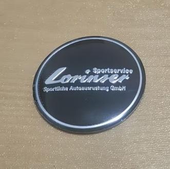 AAZD1 4pcs 45/56/60/65mm Modified wheel hubcap logo Emblem Badge sticker for sport rotiform carlsson lorinser hub cap sticker