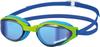Плавание Ascender Smoke x MIT Flash Blue ASENDER с сертифицированными FINA [Swans] очками японского производства, SR-81MMITPAF SMBL, Зеркальные, Гоночные, с подушечками,