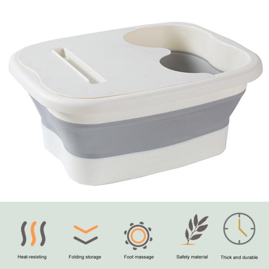 Складной поднос для ног для бассейна, складная ванна для ног, портативная ванна для ополаскивания ног, аксессуары для бассейна