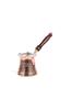 Медный классический турка-кофейник с деревянной ручкой, традиционная кофеварка ручной работы