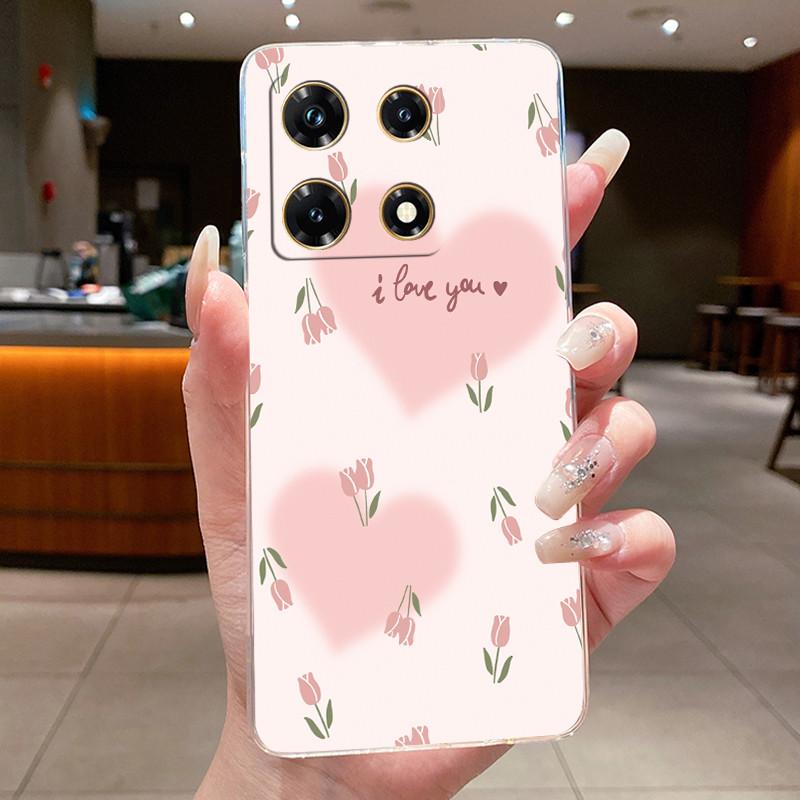 Чехлы для Infinix Note 30 Pro Чехол-бампер с цветочным рисунком для Note 30 VIP Для Infinix Note 30 5G X6711 Note30 4G Мягкий силиконовый ТПУ чехол