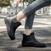 Fashion New Women's Short Rain Boots Black Anti-slip Waterproof Shoes Anti-fouling Fashionable Outdoor Rainy Day Casual Adult Rubber Sho