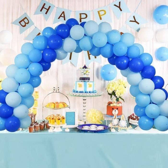 Ballon Baudruche - Bleu Clair - 50 Pièces - 10" (25 cm) - Latex Naturel - Hélium Inclus