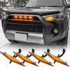 Комплект из 4 светодиодных огней в решетку в стиле Raptor, янтарные, для Toyota 4Runner TRD Pro 2014-