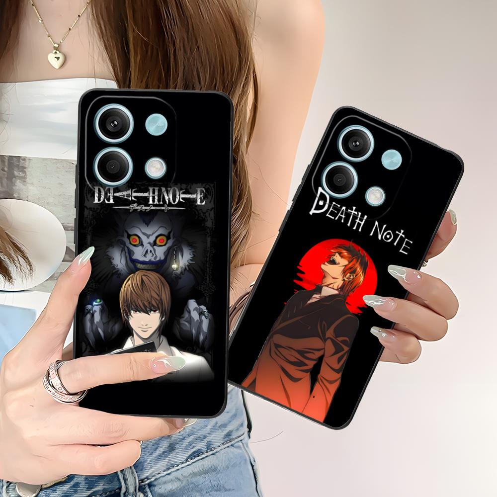 Чехол для мобильного телефона Death Note Kira Light для POCO M7 M6 M5 M4 M3 X7 X6 X5 X4 X3 Pro GT 5G Цветной Печатный Чехол Чехол Роскошный