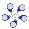 100pcs RFID IC Keyfobs 13.56 MHz Keychains NFC Key Tags ISO14443A MF Classic 1k Token Tag for Smart Access Control System