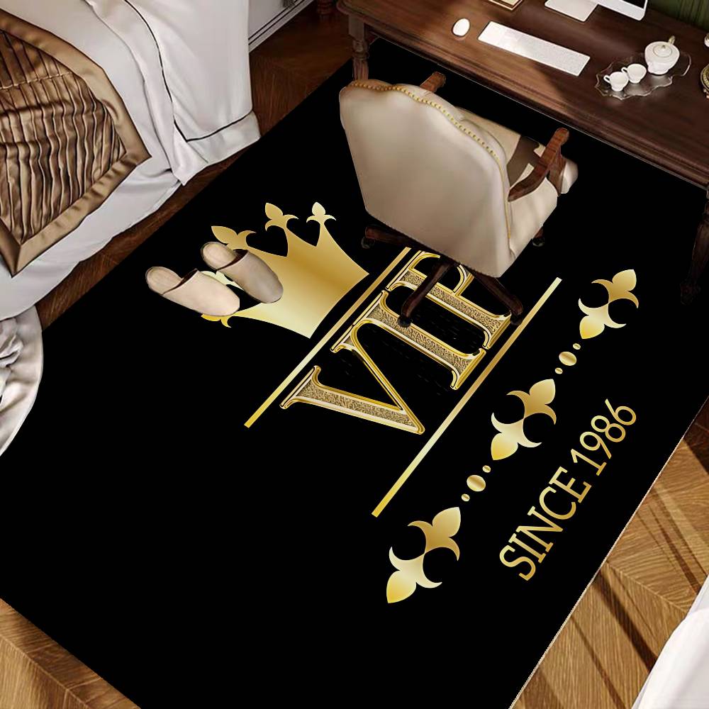 Laser VIP Room Mats Anti-slip Absorb Water Long Strip Cushion Bedroon Mat Household Carpets