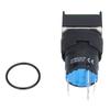 25Pcs Push Button Switch Momentary Self Locking 16mm Square with Light Set Kit 12VGreen