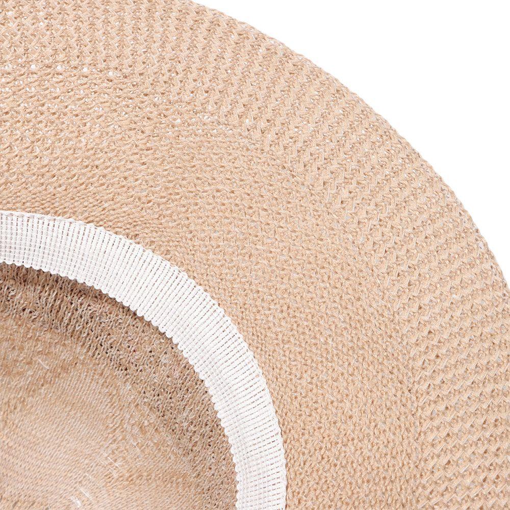 Casual Travel Wide Brim Sun Visor Cap Straw Hat UV Protection Beach Hat
