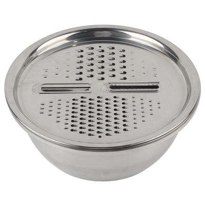 Набор кухонных терок с миской Многофункциональный набор из нержавеющей стали Дуршлаг для слива воды для мытья риса