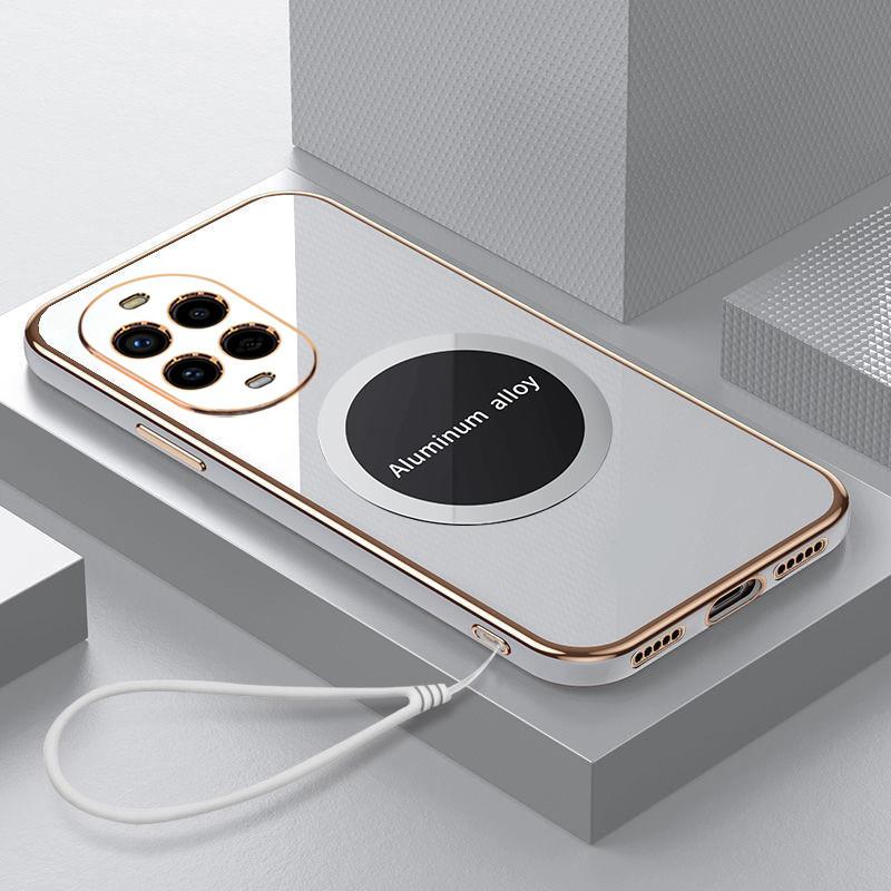 Для Huawei nova 13 Pro Чехол nova 13 Pro Чехол для телефона Магнитное притяжение Роскошное квадратное покрытие Ударопрочный силиконовый чехол на заднюю панель