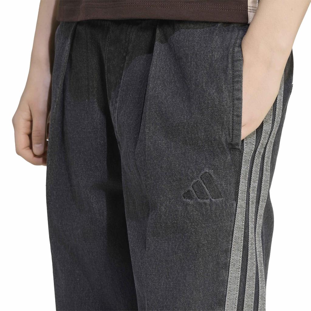 Длинные брюки Stadium Wash Denim L6439 Черный L [Adidas] Женские (KV0620)
