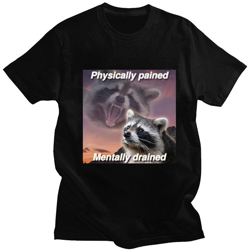 I Am Trying My Best Raccoon Meme T Shirt Funny Print Men Women Tshirt Leisure Fashion Short Sleeve T Shirts Graphic T Shirts