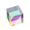 Funny Mixing Color Cube Sun Catcher Rainbow Crystal Cubes Optical Dispersion Prism  Office