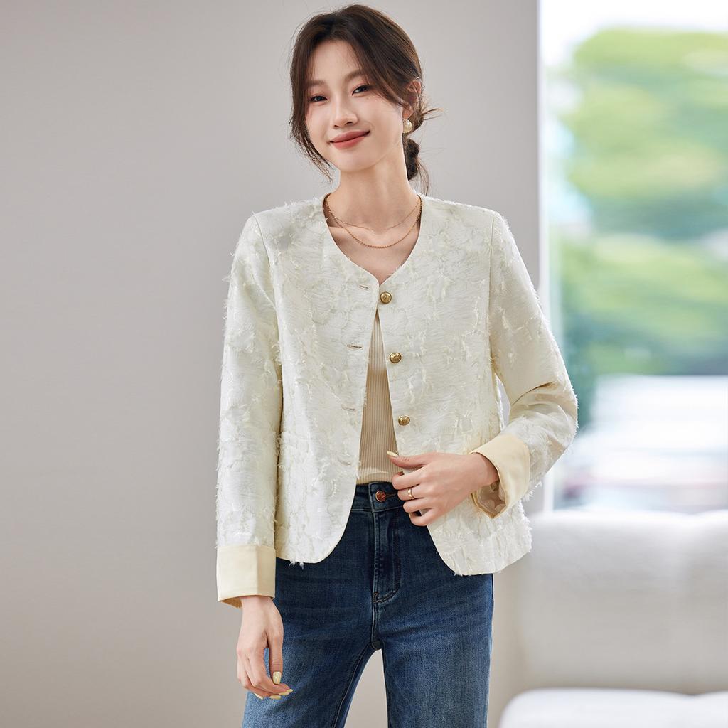 Summer women's new Chinese high-end design top cardigan women's thin style outerwear women's thin style outerwear women's outerwear women's outerwear