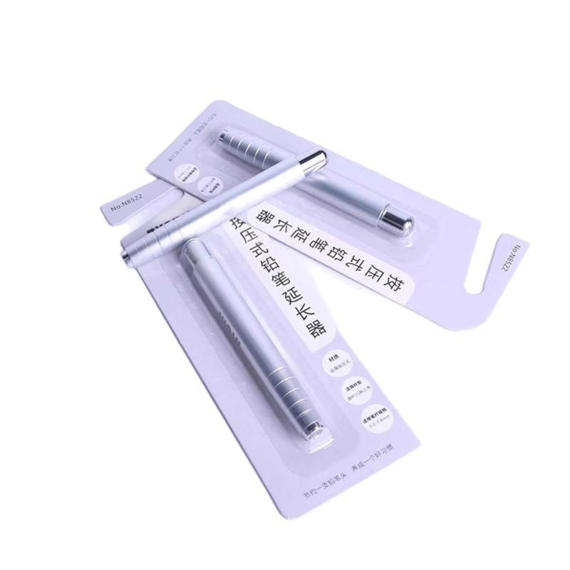 Retractable Metal Pencil Extender for 7-7.8MM Diameter Pencil Pencil Lengthener For Students Children Writing Aid