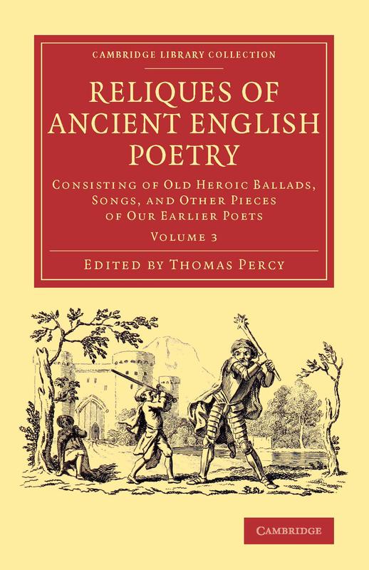 The Reliques Of Ancient English Poetry Volume 3 by UNKNOWN - Paperback Book