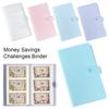 1Pcs Practical Money Savings Challenges Binder Waterproof Budgeting Planner Book Fun Way
