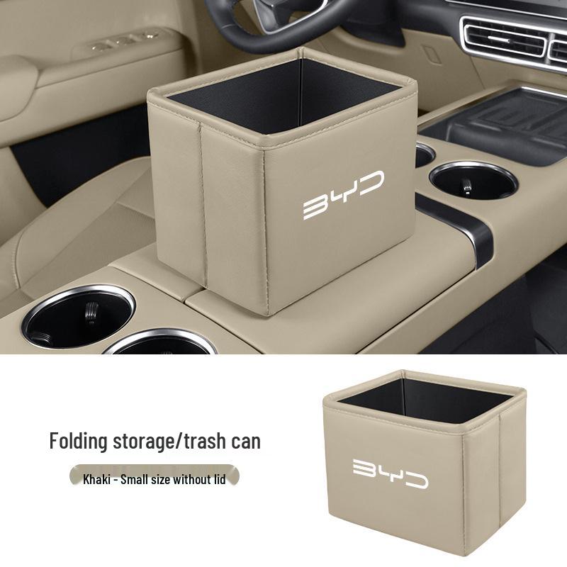 Folding Storage & Trash Organizer for BYD Seagull, Song Plus/Pro, Han, Dolphin, and Qin Cars