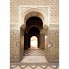 Moroccan Door Arab Canvas Print Islamic Muslim Wall Architectural Wall Art Poster for Living Room Bedroom Eid Al-Fitr Home Decor