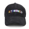 Spring Autumn Corduroy Baseball Caps Unisex Women Vintage ASTROWORLD Letter Embroidered Hat Unisex Adjustable Snapback Hip Hop Hats