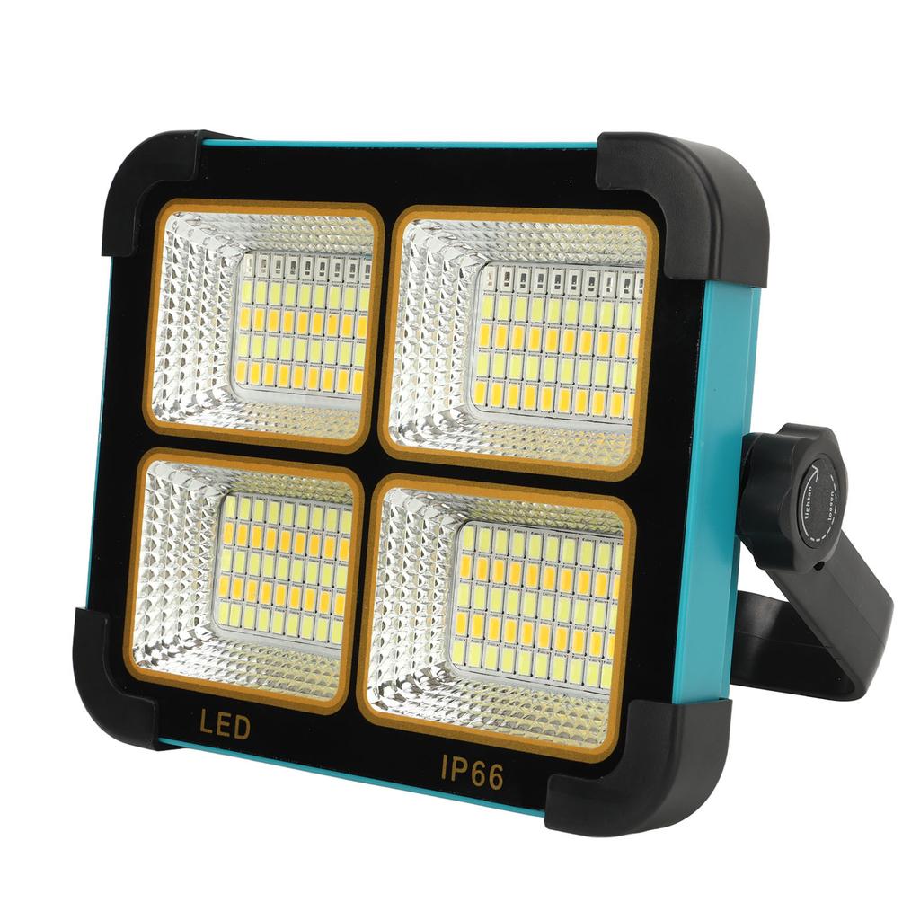 LED Work Solar Light 100W 10000LM 3000 To 6000K IP66 Waterproof Rechargeable Portable Outdoor Work