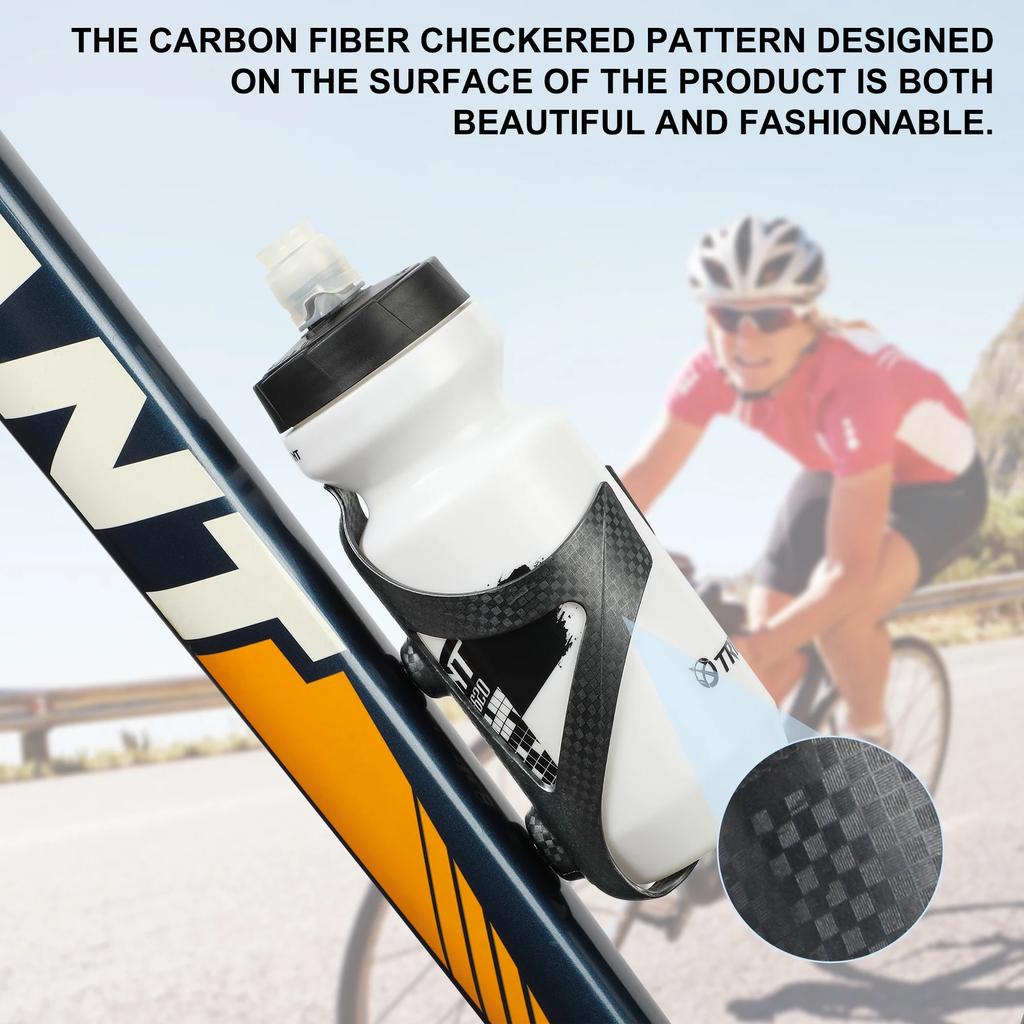 Держатель для велосипедной бутылки с водой Пластиковый Держатель для бутылки с водой из углеродного волокна Клетка для бутылки с водой Дорожные велосипеды Горный велосипед Держатель для велосипедной бутылки с водой Держатель для стакана для напитков