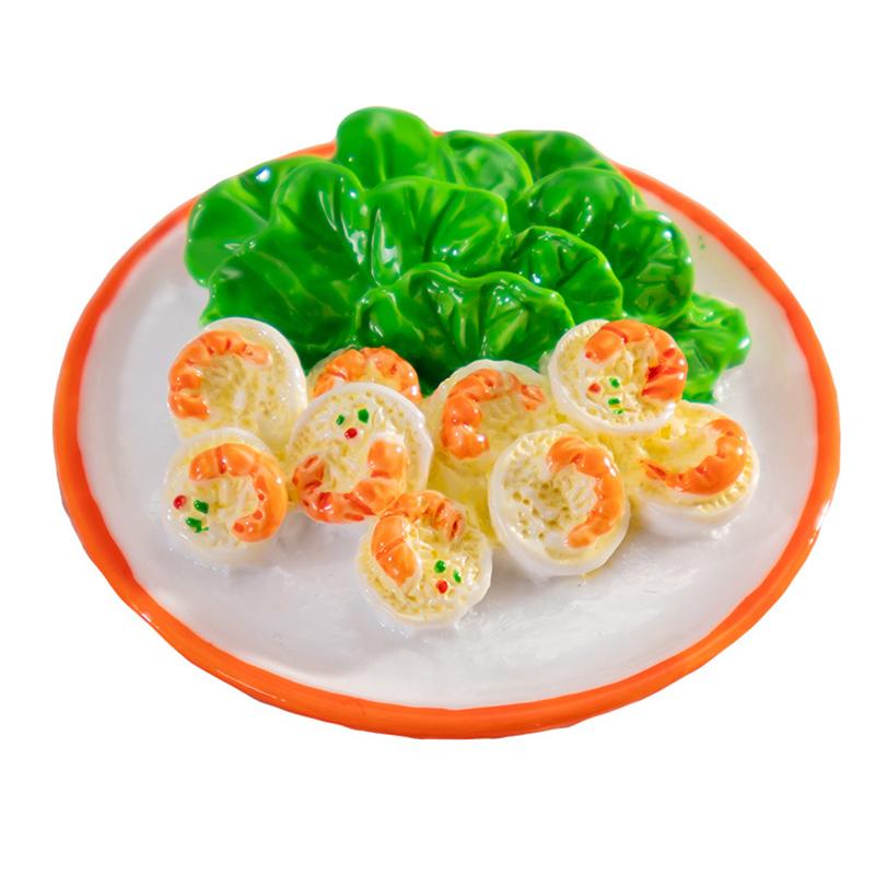 Имитация Мультяшная Вьетнамская Еда Игровой Стол Посуда Смола DIY Аксессуары Кастрюли и Ложки Кухонная Модель Украшения для Машины