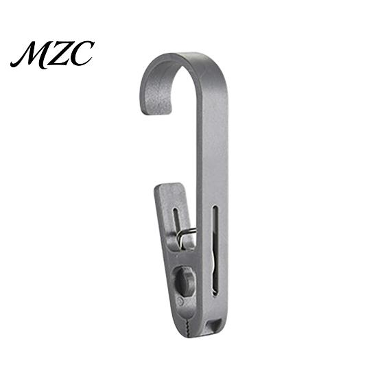 No Drill Hanging Hooks Laundry Hook with Clip, Non-Drilling ABS Closet Organizer, Multi Purpose Kitchen Rag Organizers Durable Anti-slip Clothes Clip