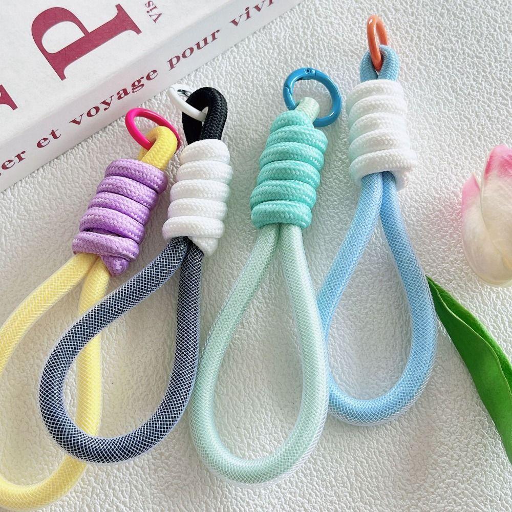Плетеный шнурок-сетка для подвешивания, анти-потеряющийся плетеный шнурок, брелок для ключей, аксессуары для самостоятельного изготовления