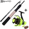 SOUGAYILANG Удочка 11 + 1 BB Спиннинговые рыболовные катушки Набор телескопических катушек из углеродного волокна